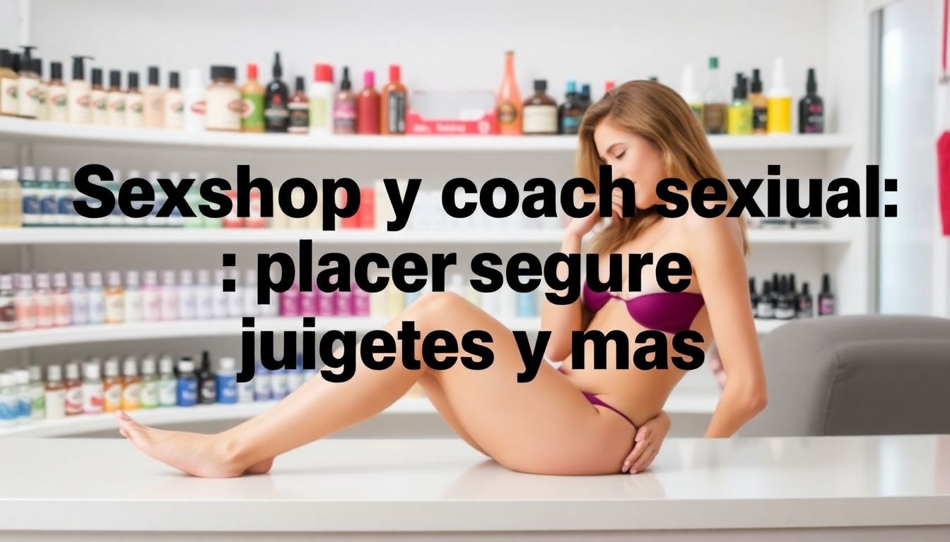 Sexshop y coach sexual: placer seguro con juguetes y más
